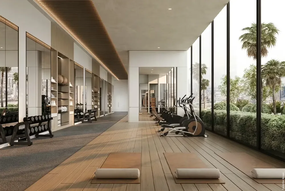 Binghatti Skyflame Gym Interior