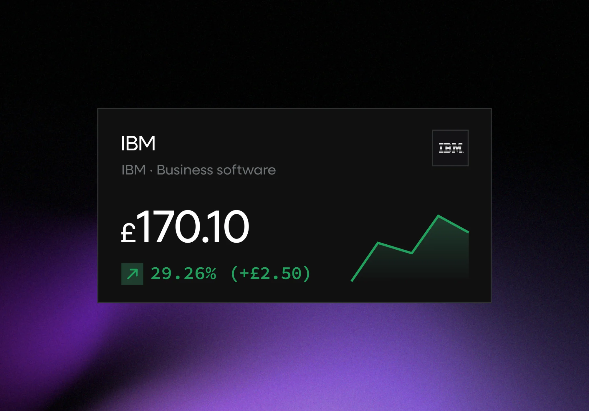 Background gradient with a streak of light