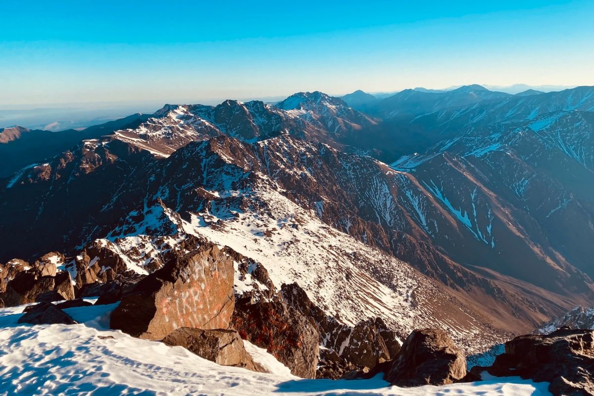 best mountains for beginners to climb  - toubkal