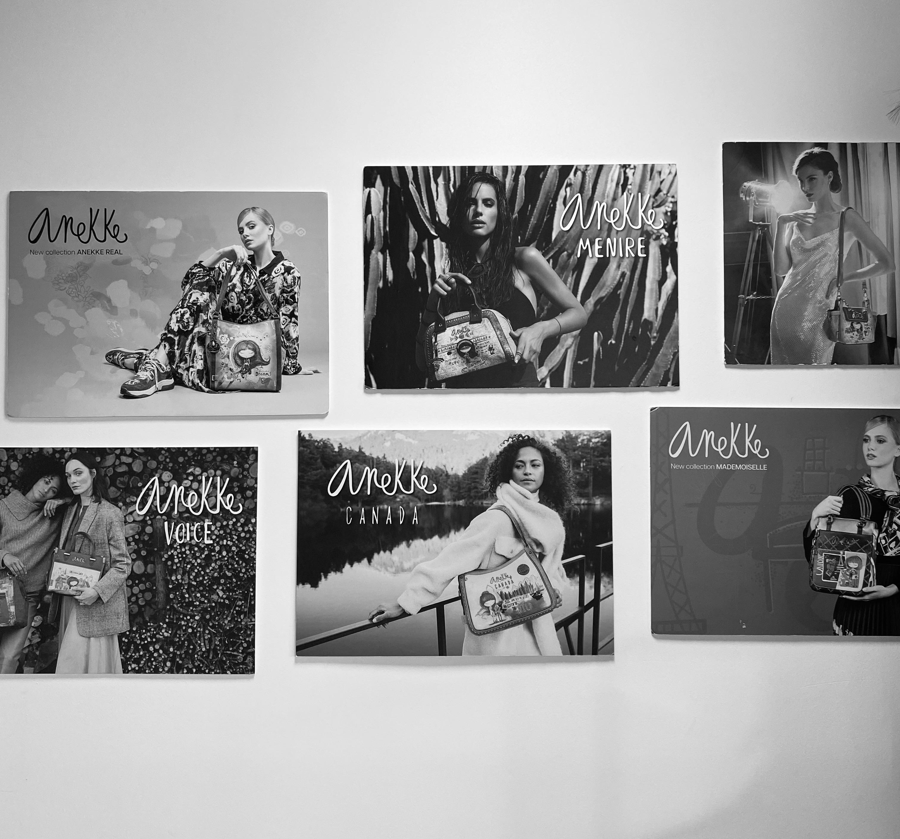 Ekspozycja torebek Tous w showroomie przedstawiciela marek premium - Katarzyny Dzieńkowskiej, miejsce prezentacji kolekcji dla butików zainteresowanych współpracą hurtową