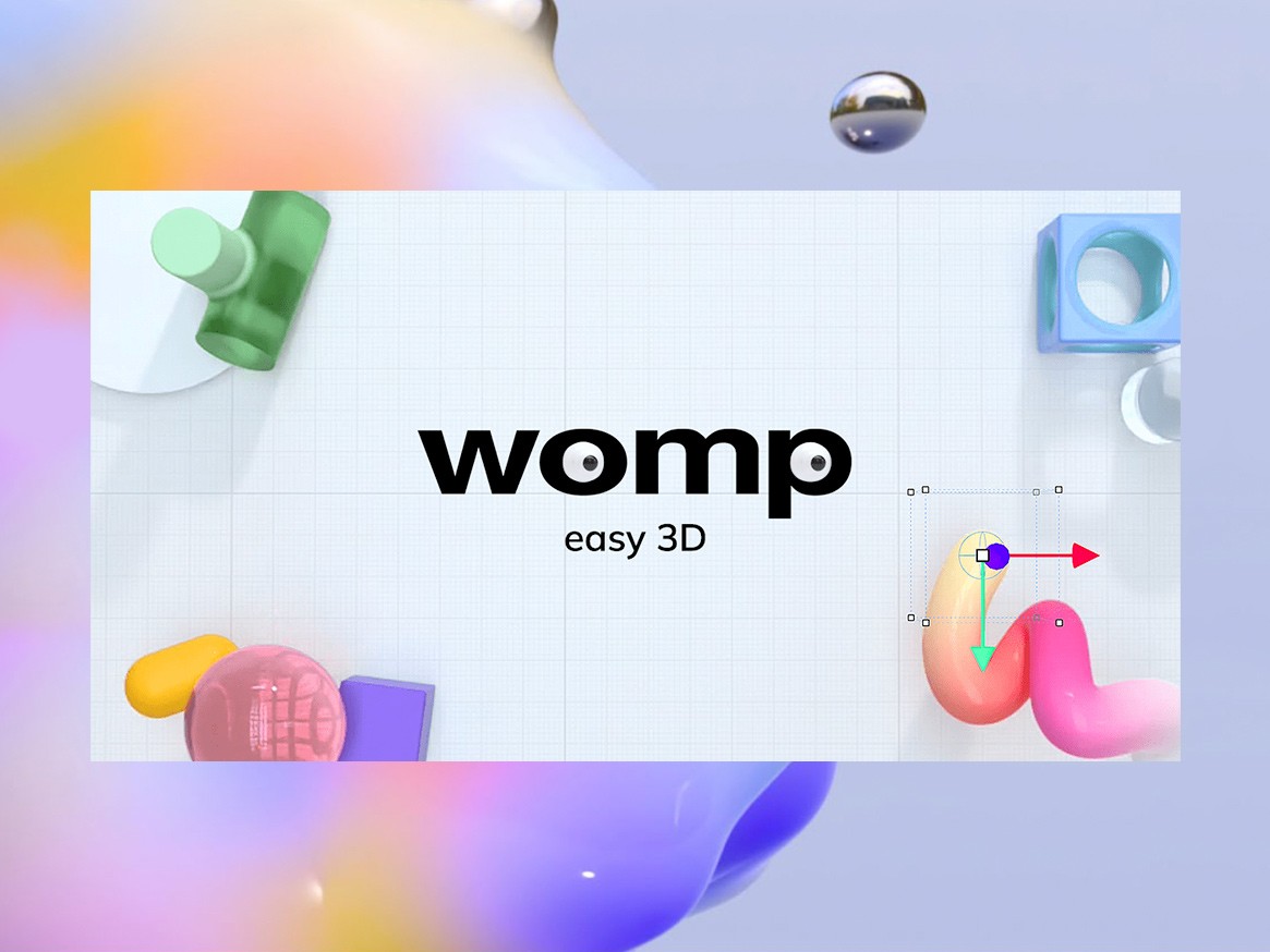 The WOMP 3d Logo