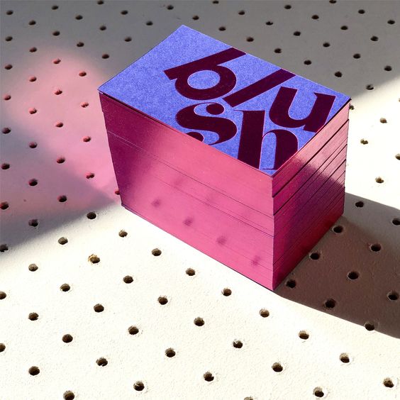 colorful business card