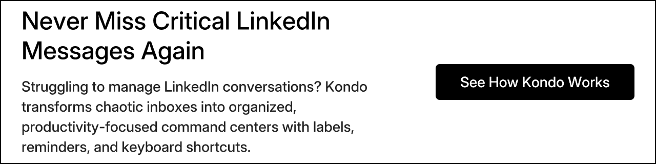 Never Miss Critical LinkedIn Messages Again