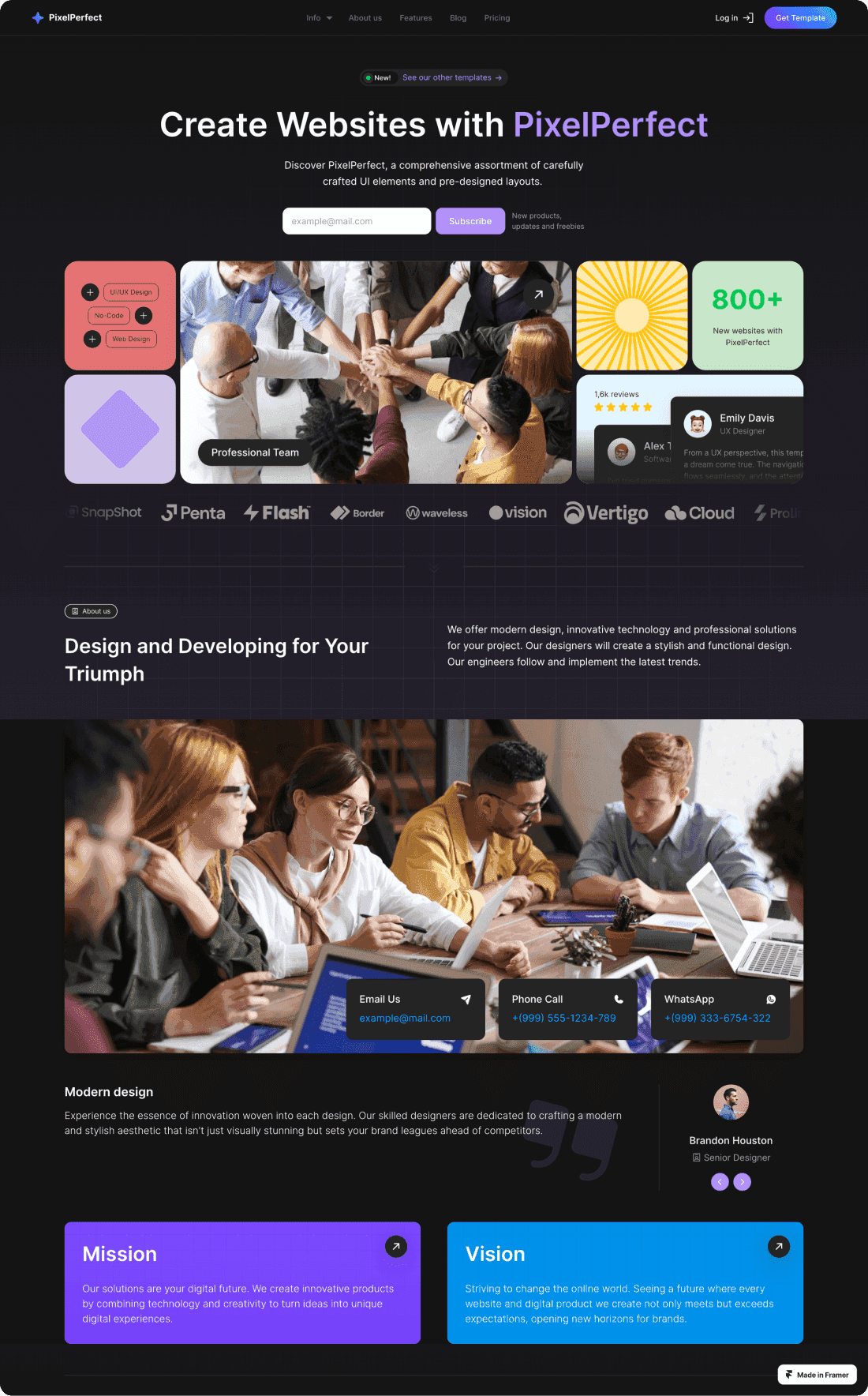 PixelPerfect Template