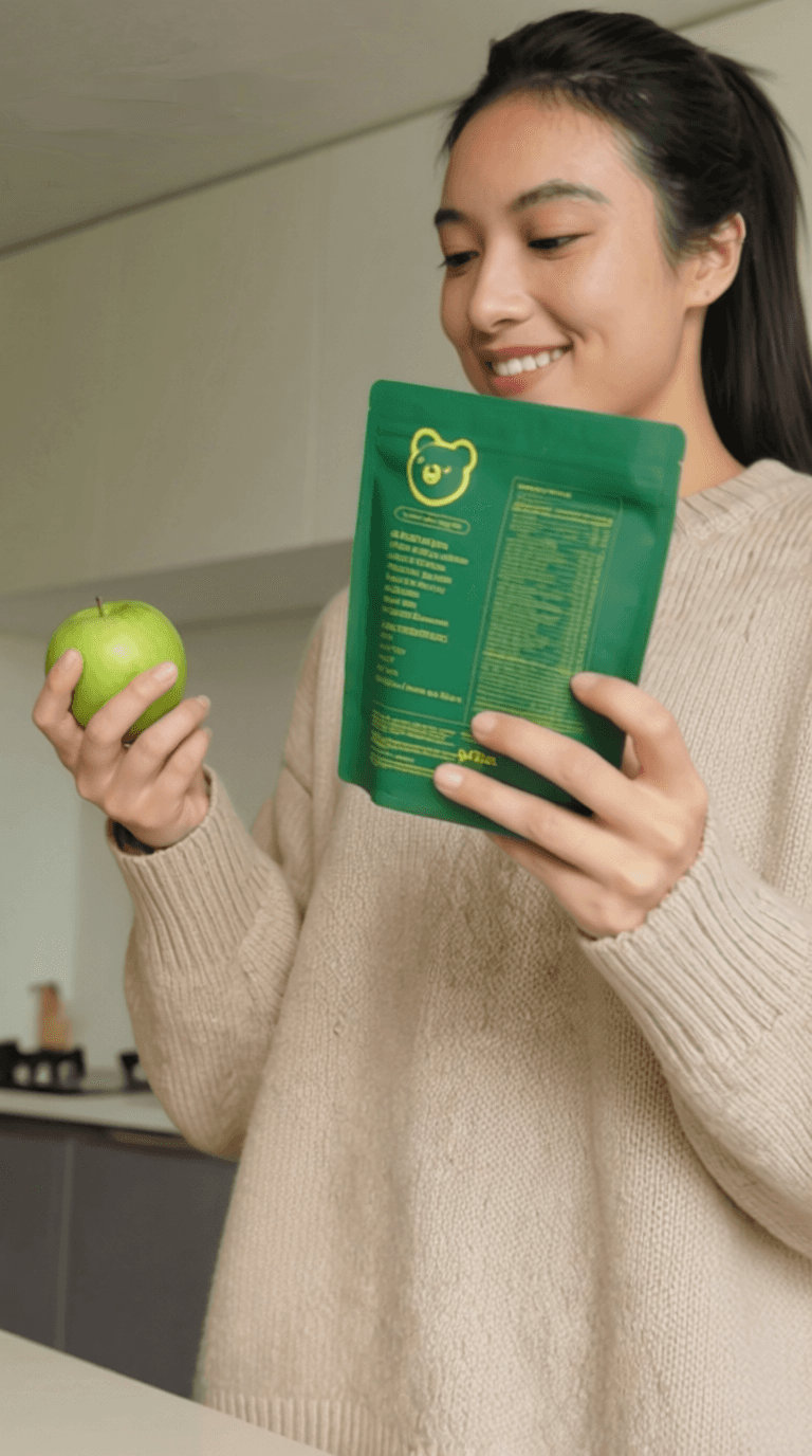 A man carrying a large tan leather tote bag with a pyramid in the background.