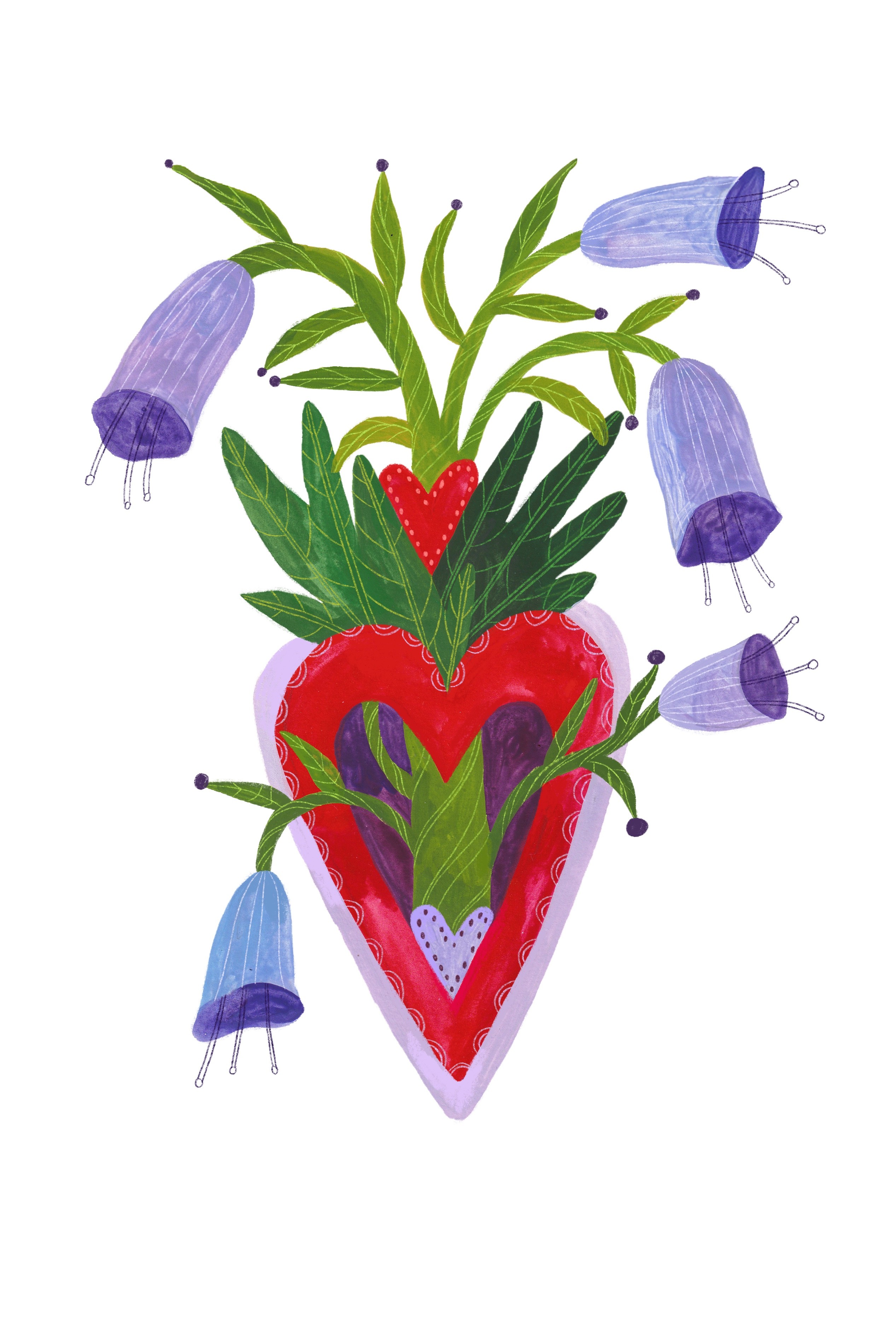 Blooming heart