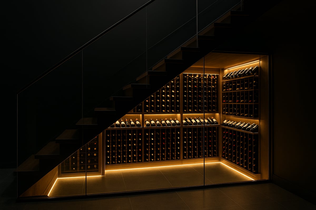 7 Stunning Stair Wine Cellar Ideas