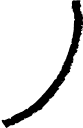 Decorative black curved brush stroke