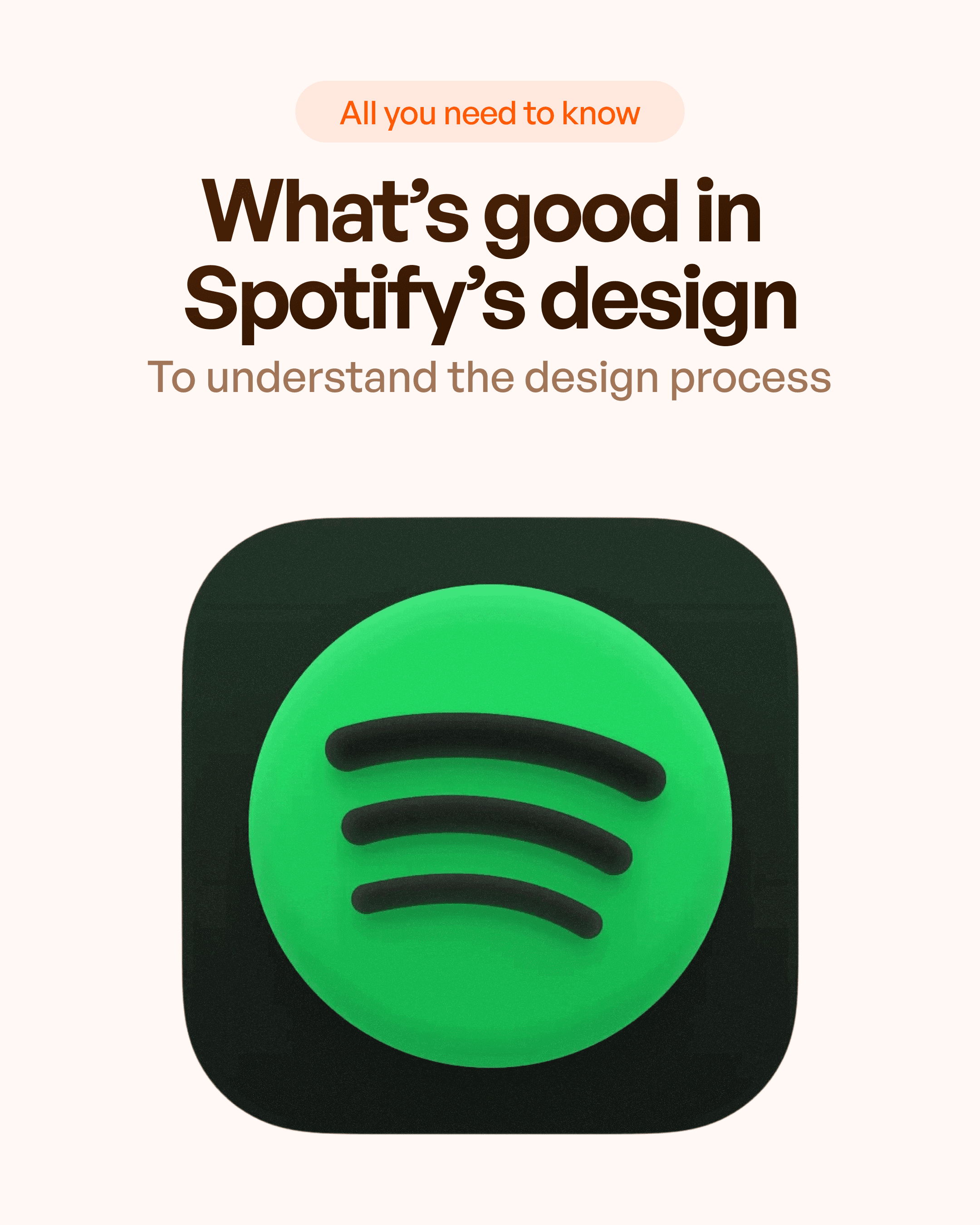 Spotify 3d illustration 