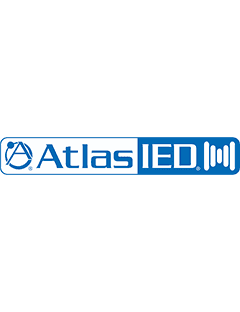 Atlas IED Logo - Blue and White