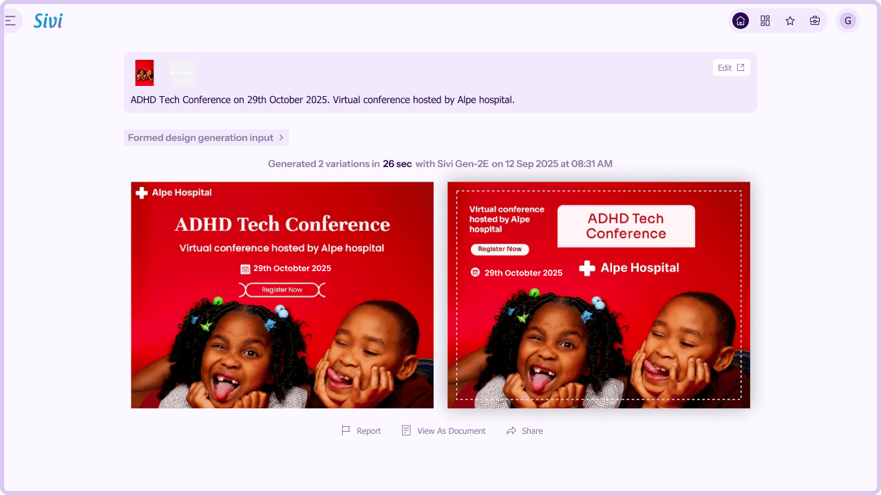 How to generate conference banner with AI?