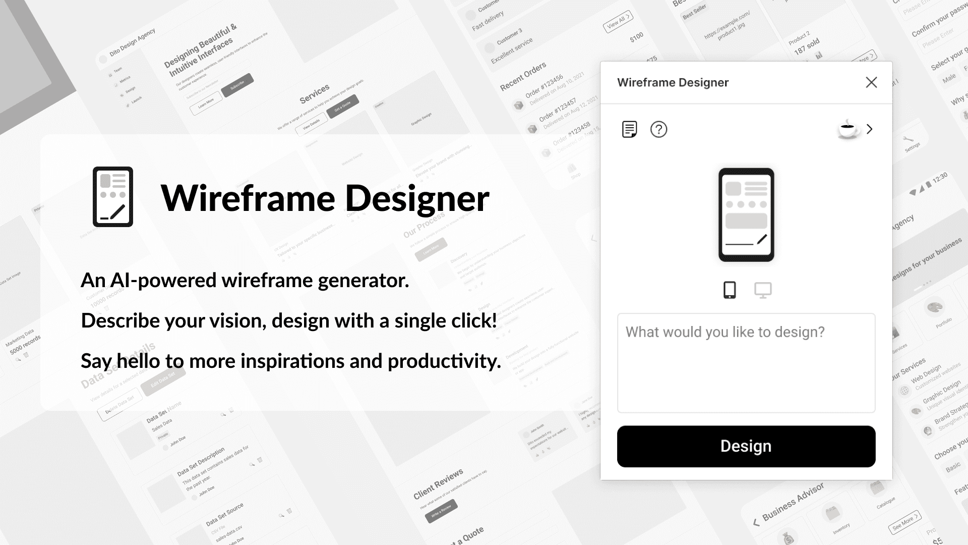 Wireframe Designer | Top AI Figma Plugins | Figma Plugin for Wireframes | BestFigmaPlugins.com