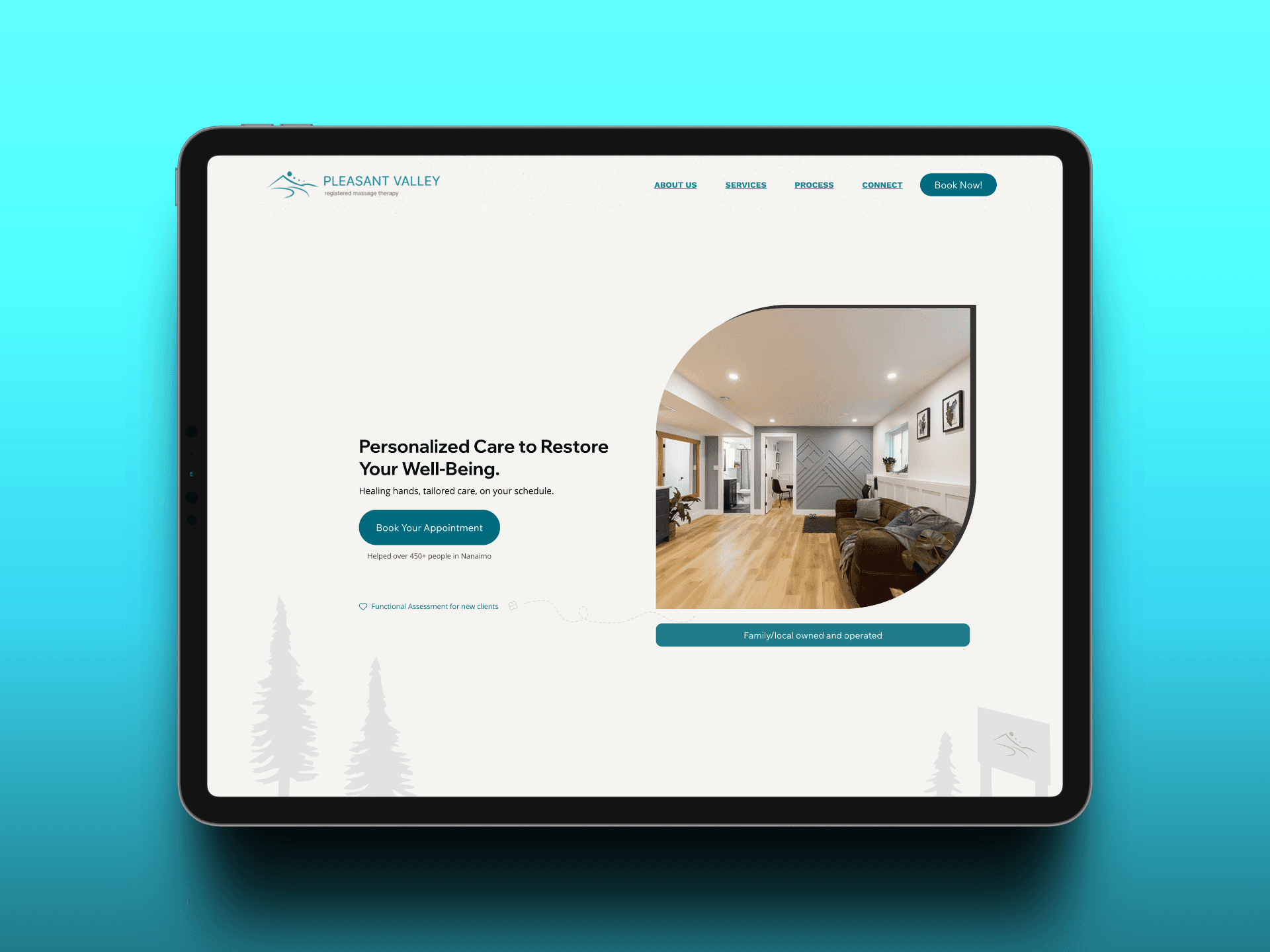 Pleasant Valley RMT - Hero section