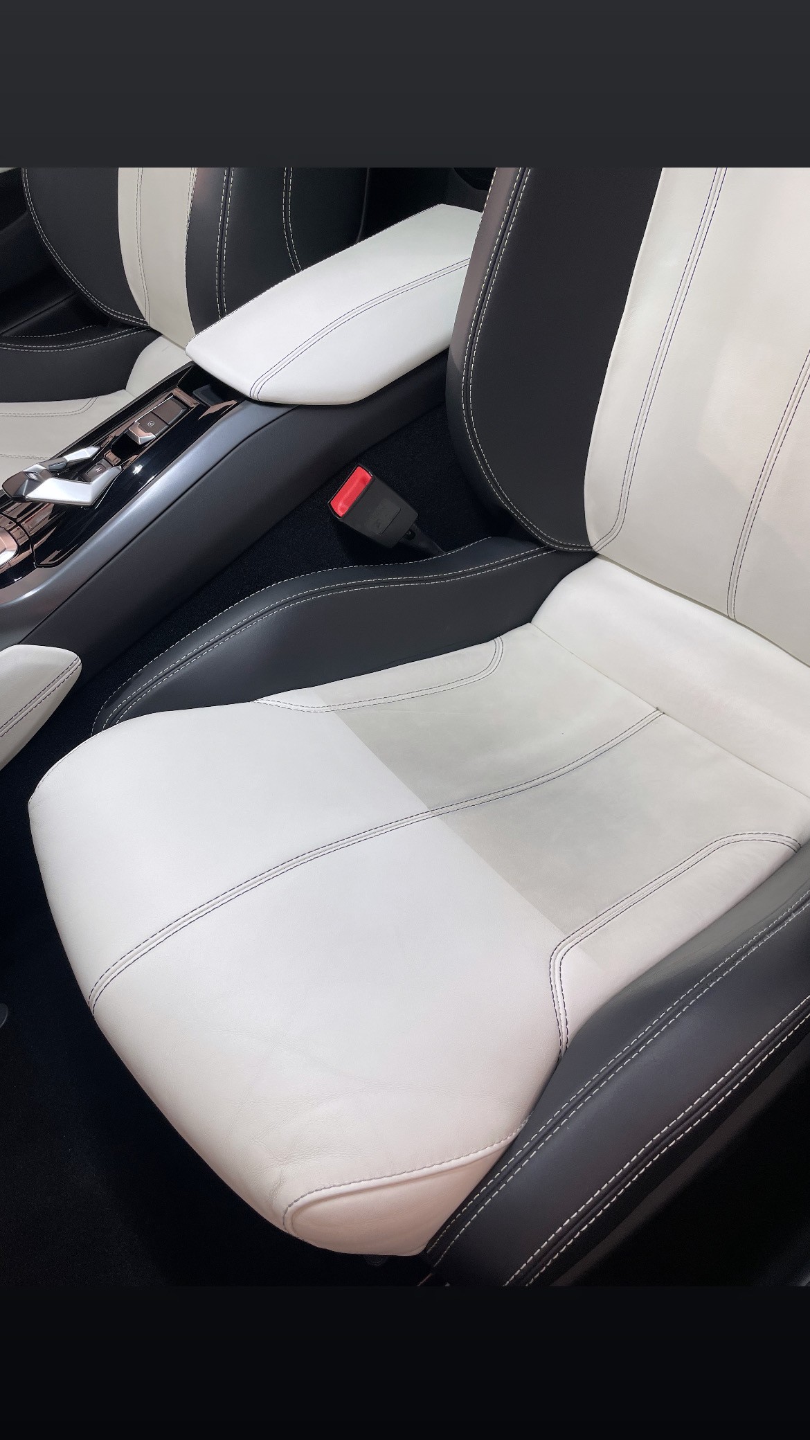 Reinigung von Autositz