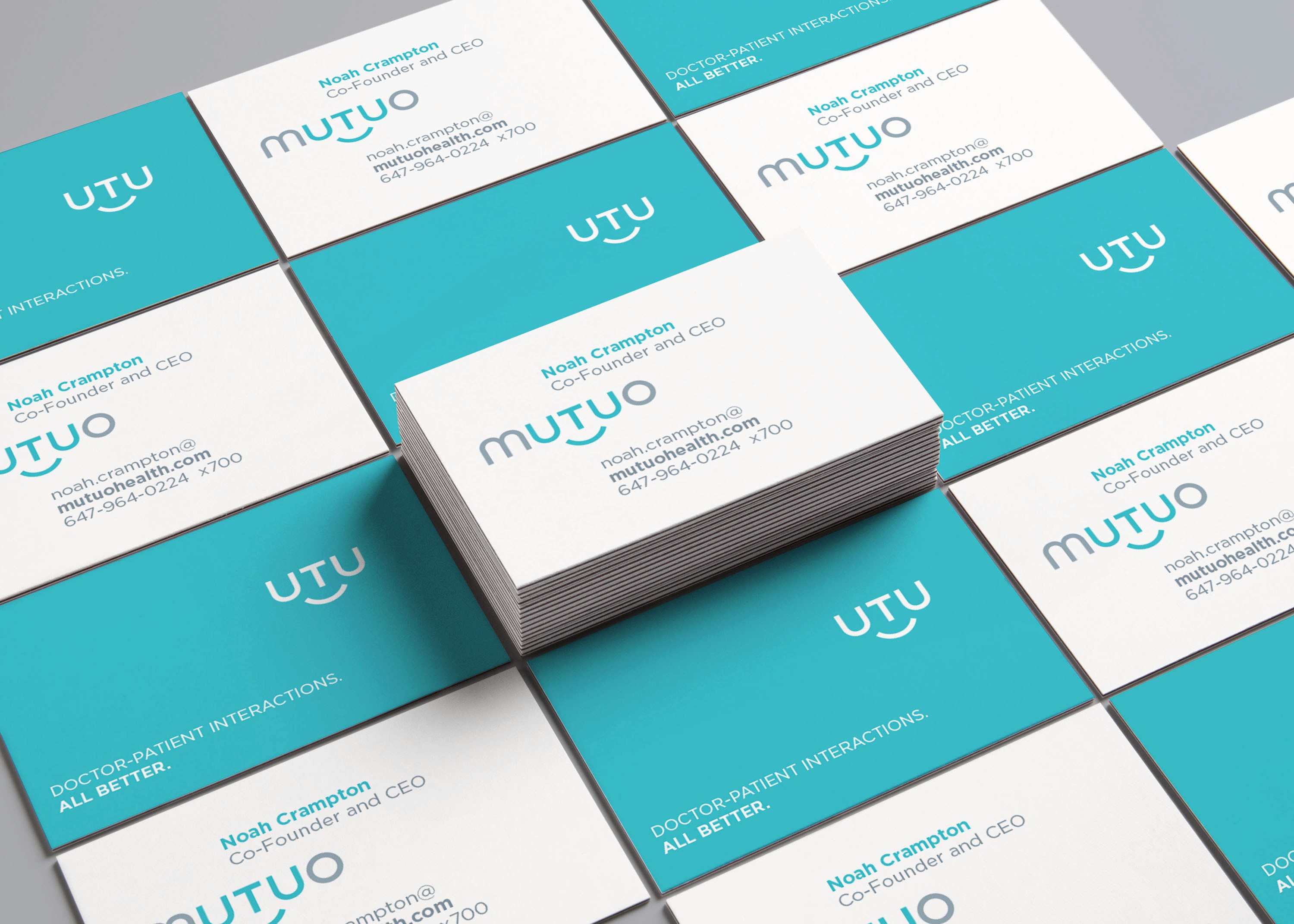 Mutuo Health business cards
