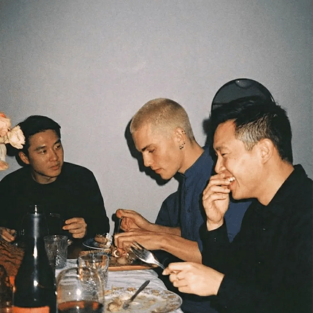 3 men at Mingleo dinner
