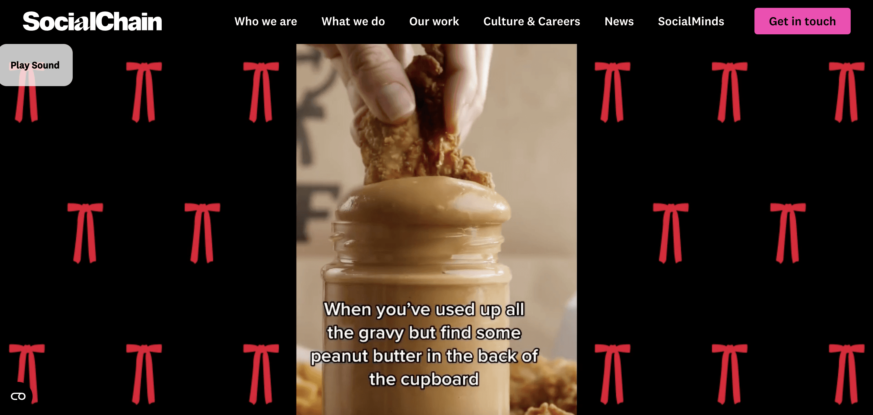 SocialChain Homepage