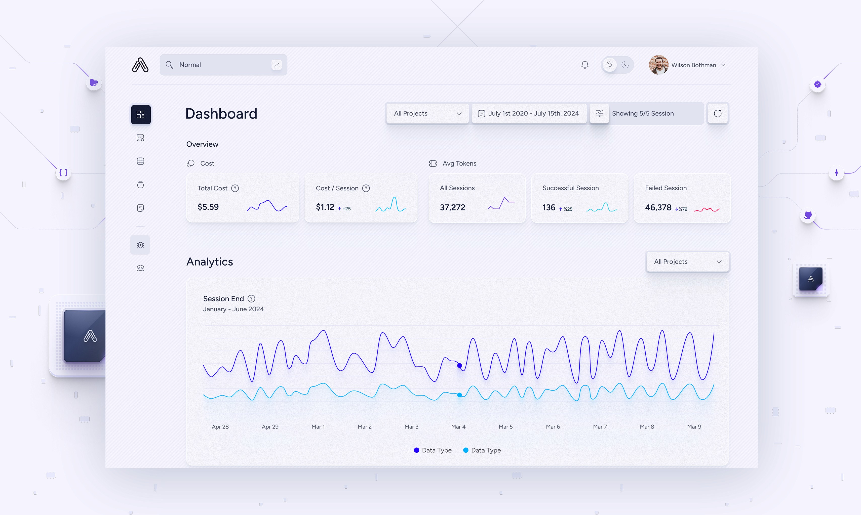 Image of AgentOps dashboard
