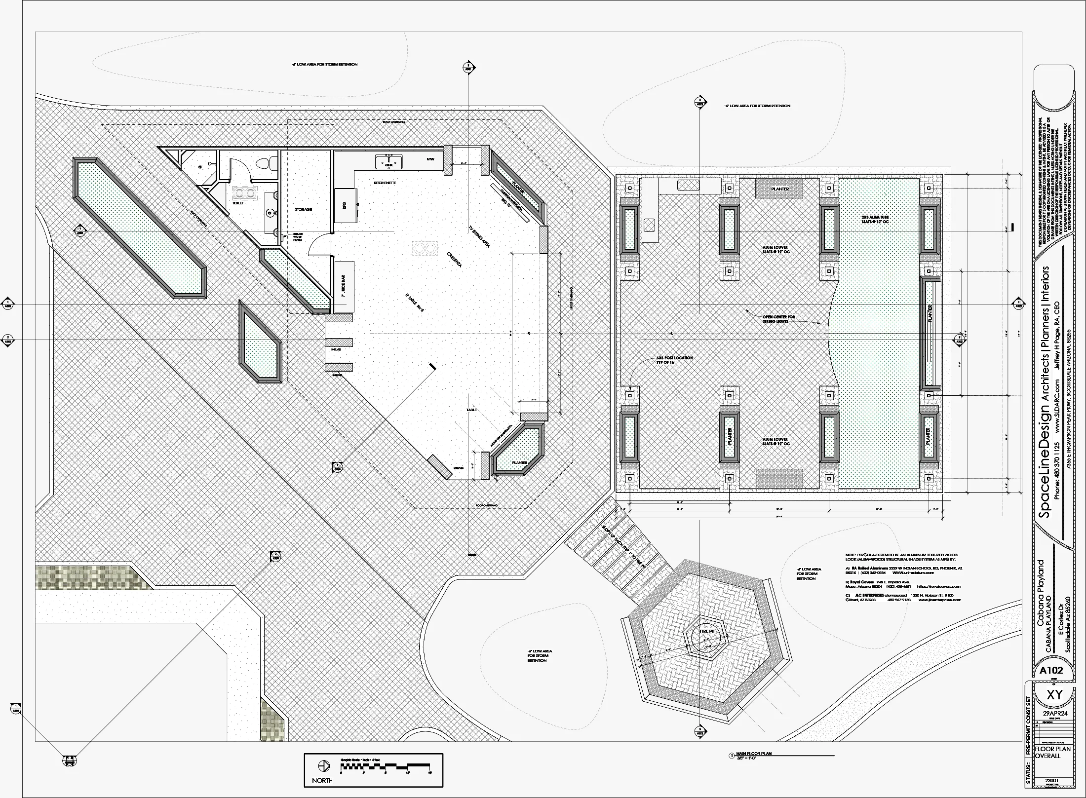 Ramada Floor Plans outdoor entertainment.