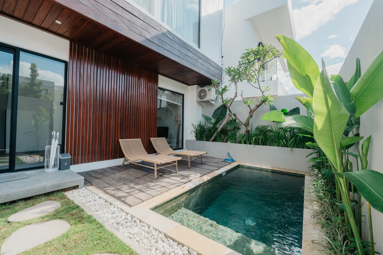 A 2-bedroom villa in Pererenan, Canggu