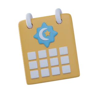 Free 3D Ramadan calendar icon for Ramadan