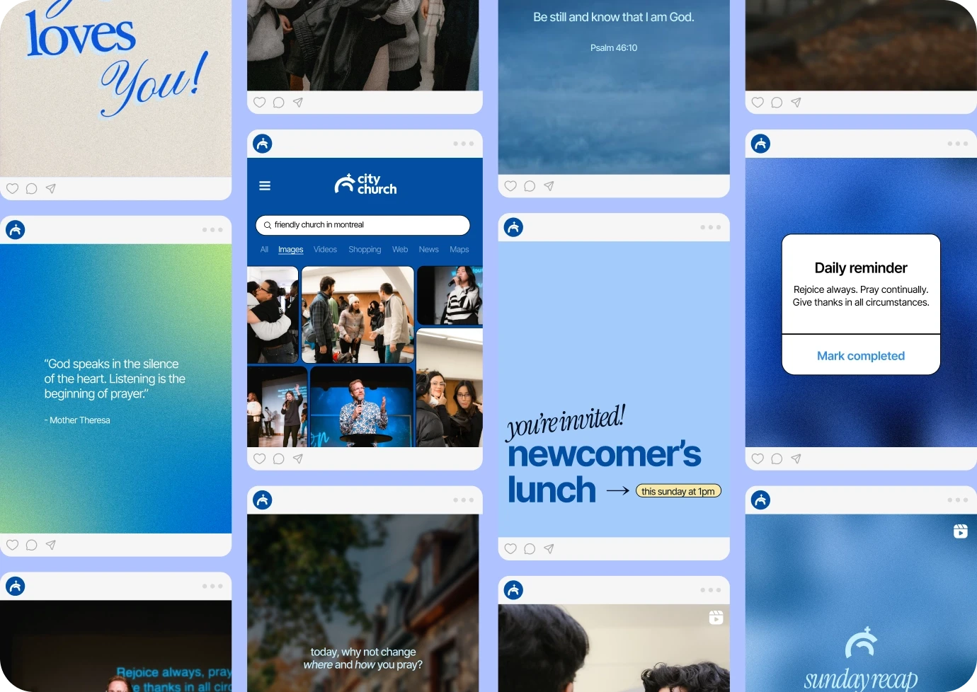 Social media templates