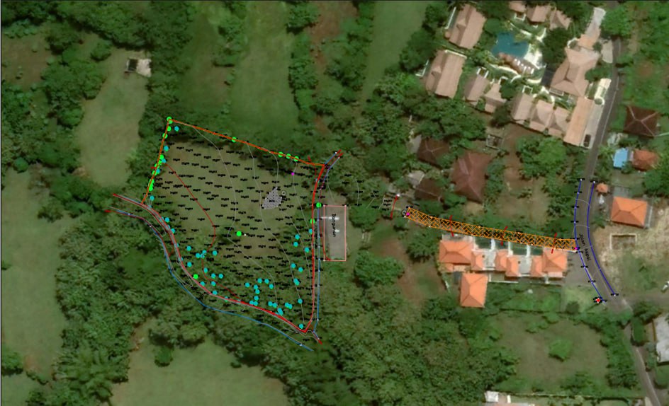 Land plot 2800 sqm in Bingin