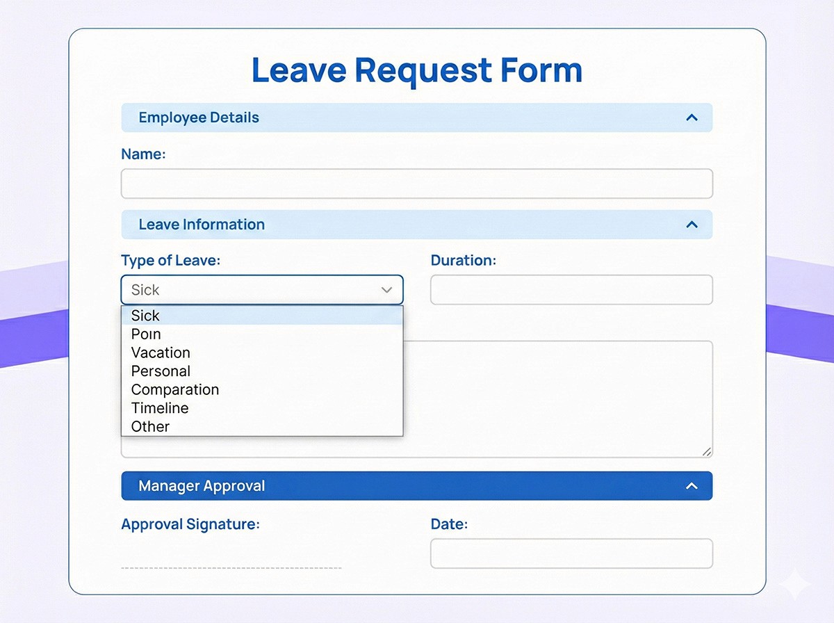 Leave Request Form
