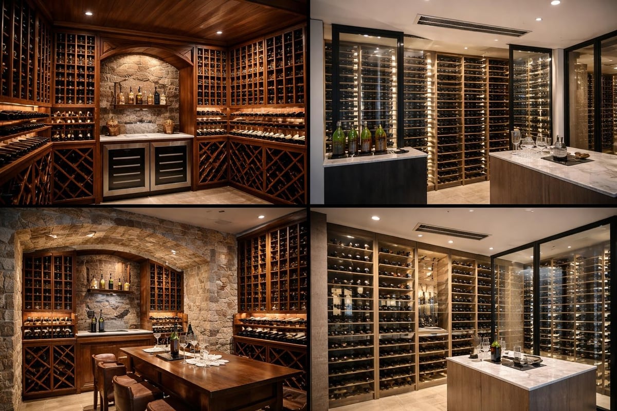 Wine cellar design integration
