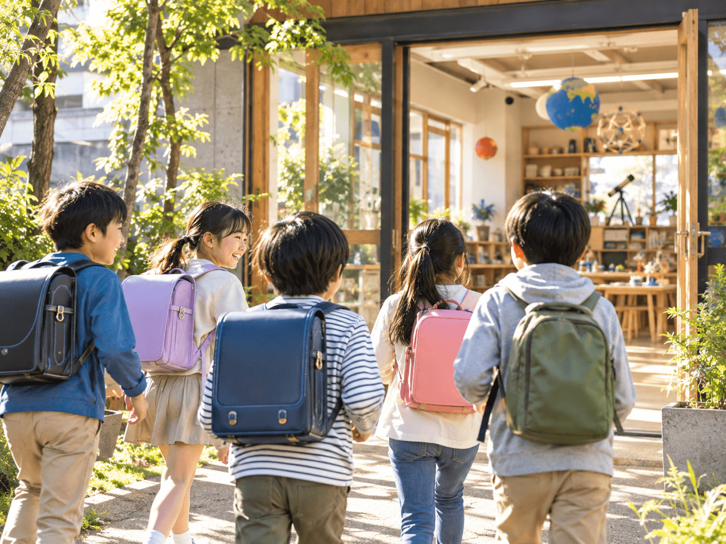 AURORA activity illustration: Younger students — after-school arrival