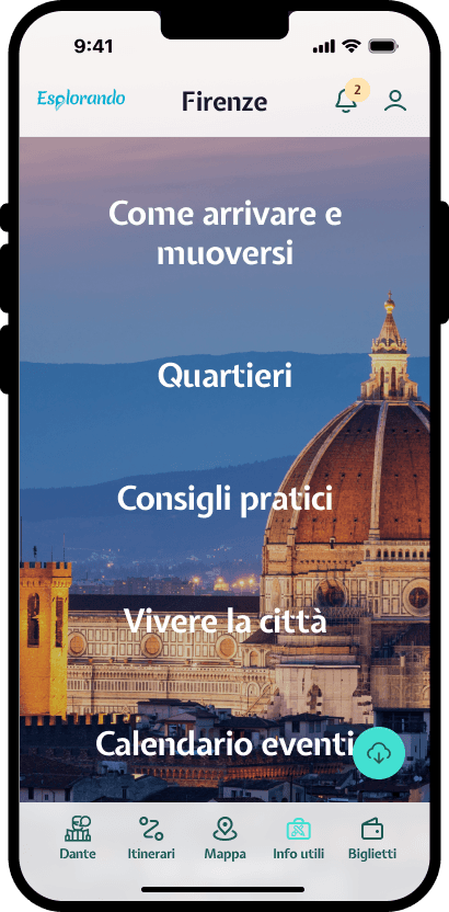 Trova indirizzi, trasporti e segnaletica utile.