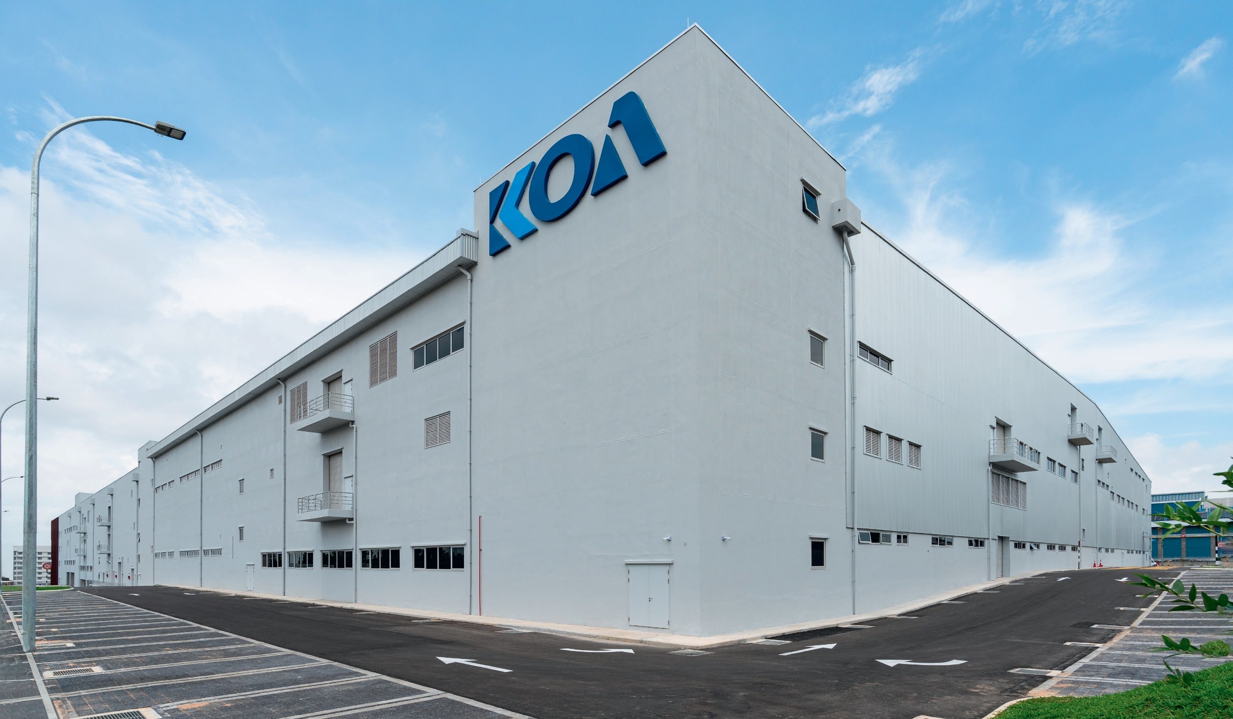Exterior view of Koa Denko Factory & Office project by Asima Architects
