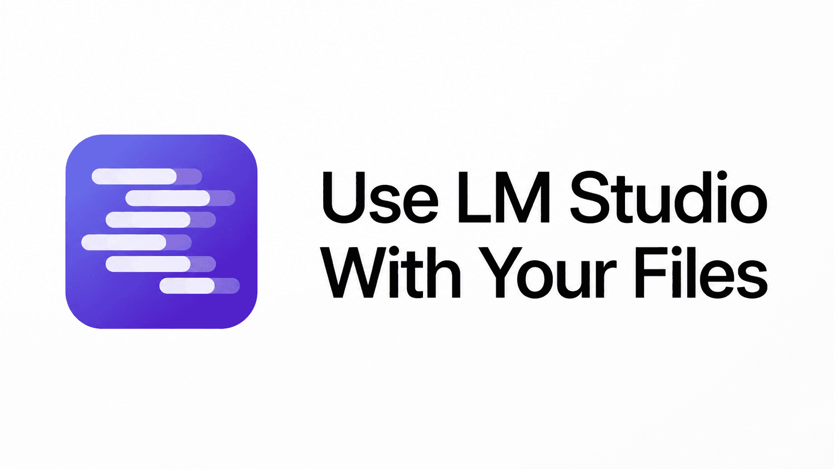 Use LM Studio With Your Mac Files