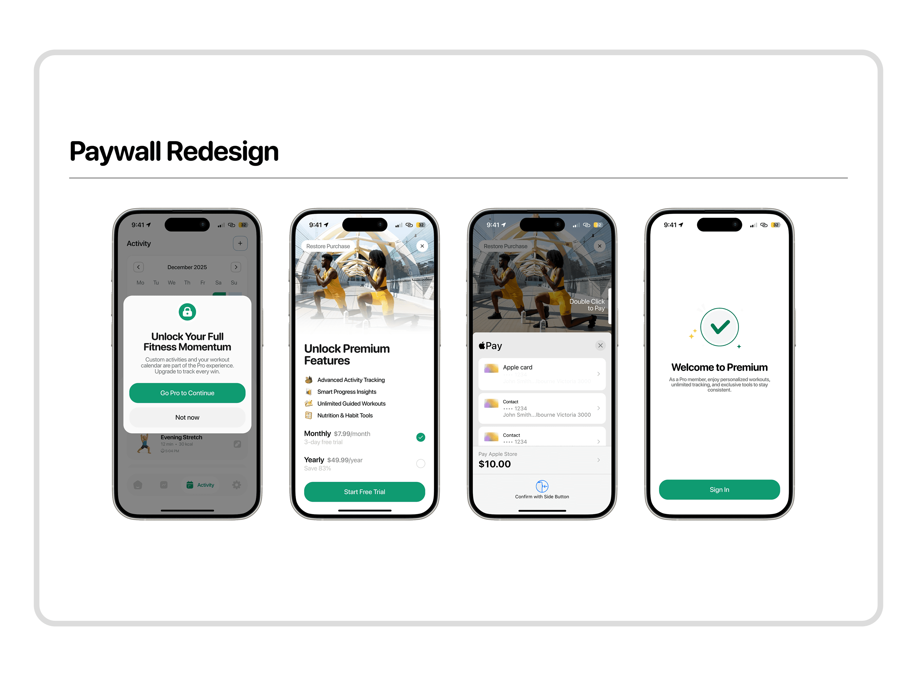 fitlif - paywall redesign
