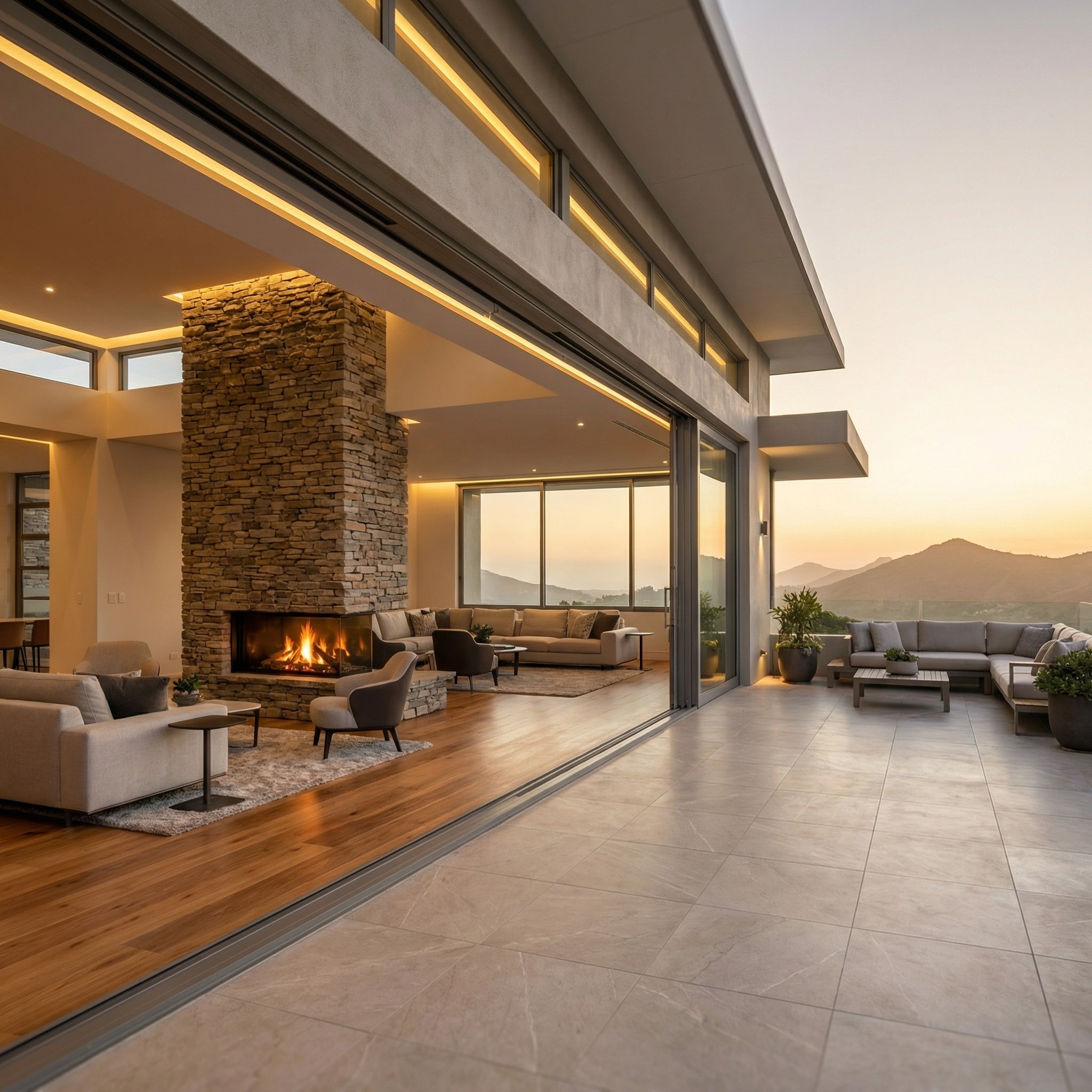 Image of Minimalist entryway