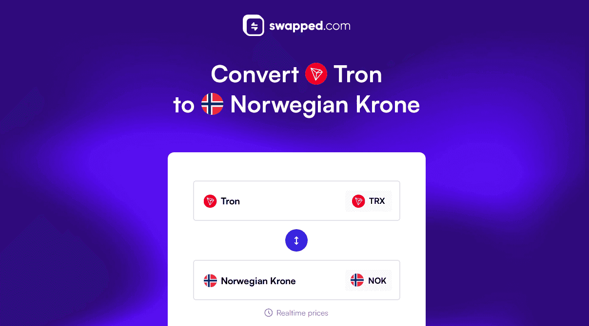 Convert Tron (TRX) to Norwegian Krone (NOK)