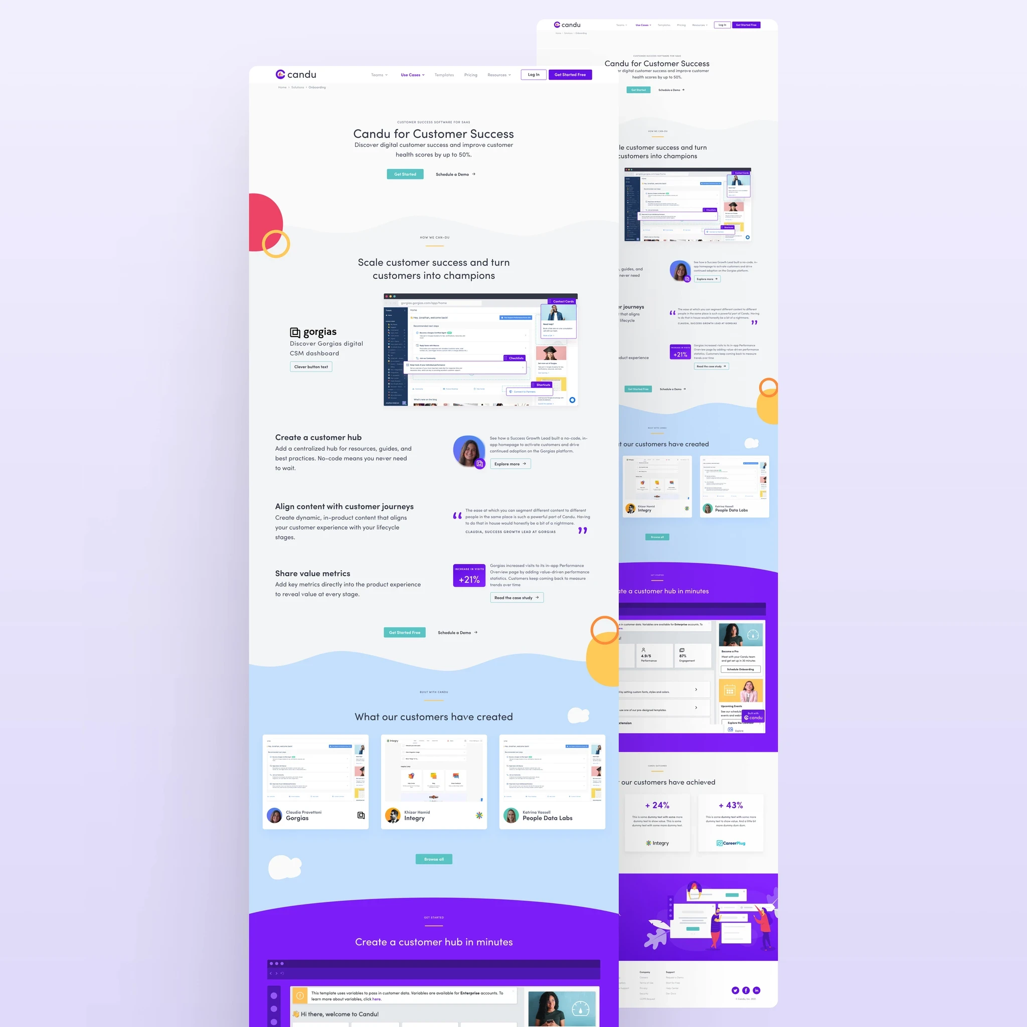 No-code editor. How it works page