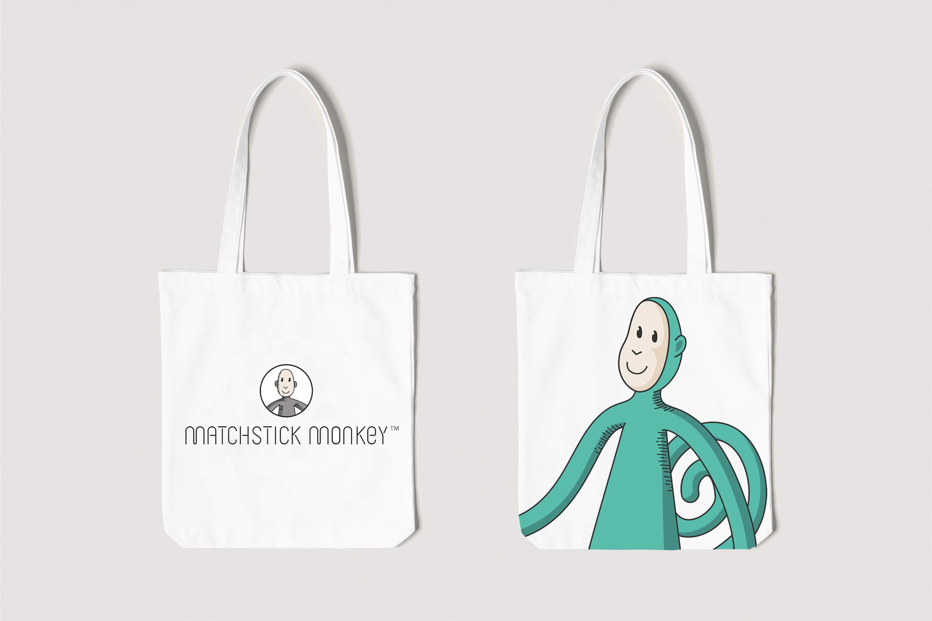 Matchstick Monkey's tote bag