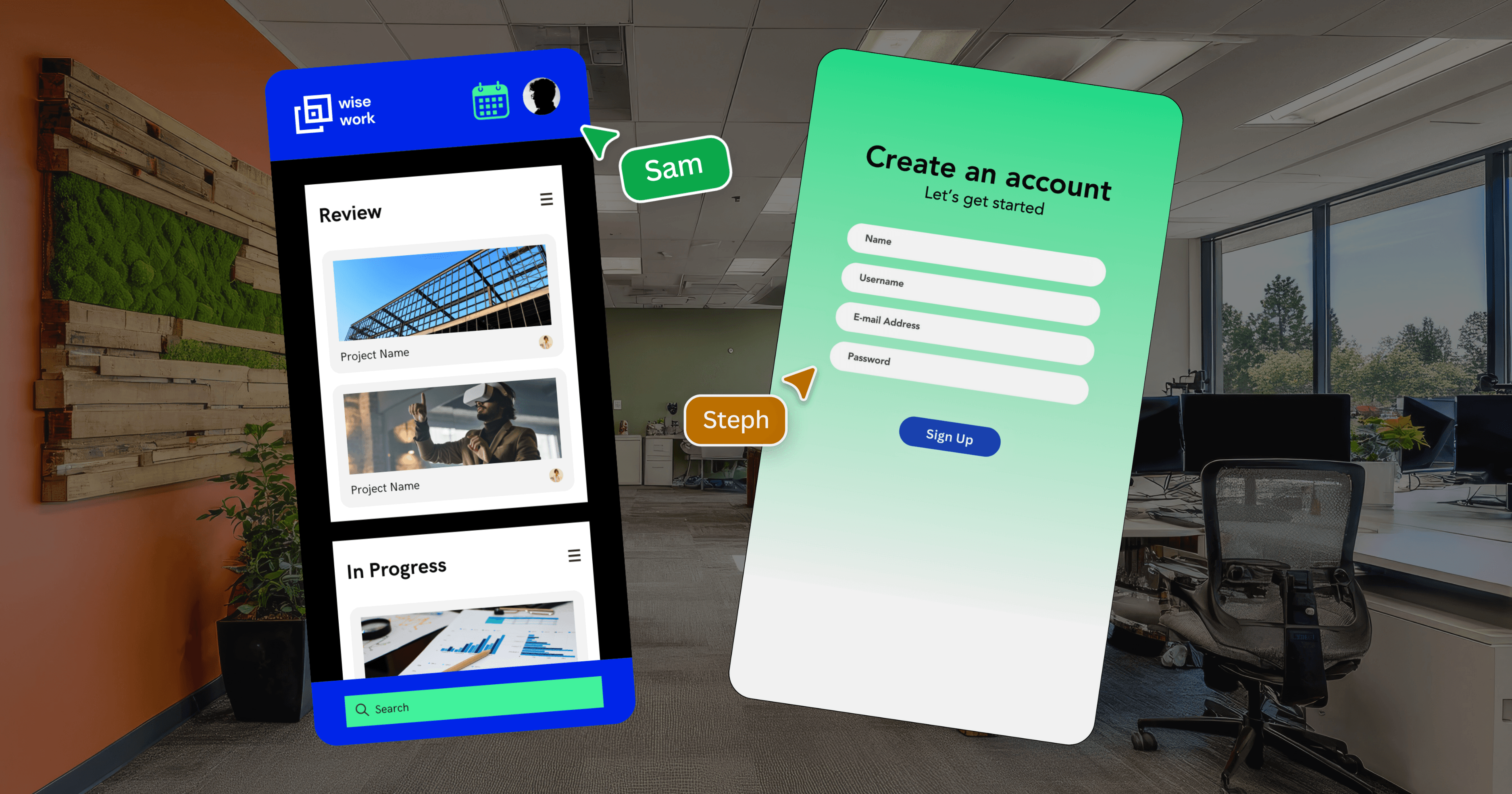 a photo of a ipad in a minimal workspace