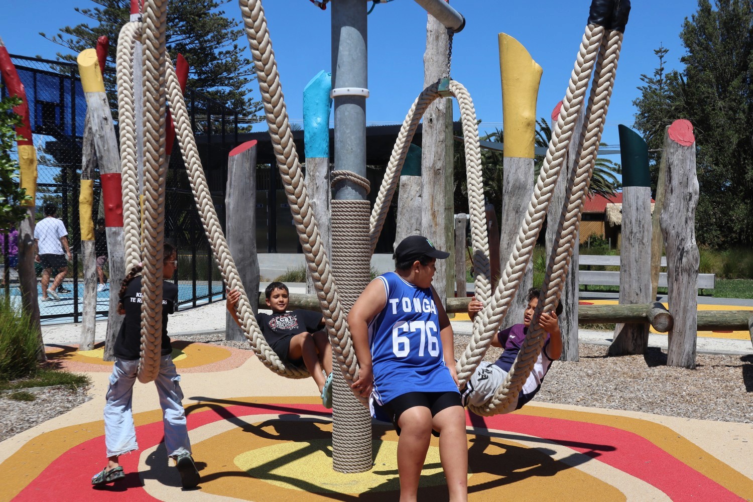 Kids Playing on Playground