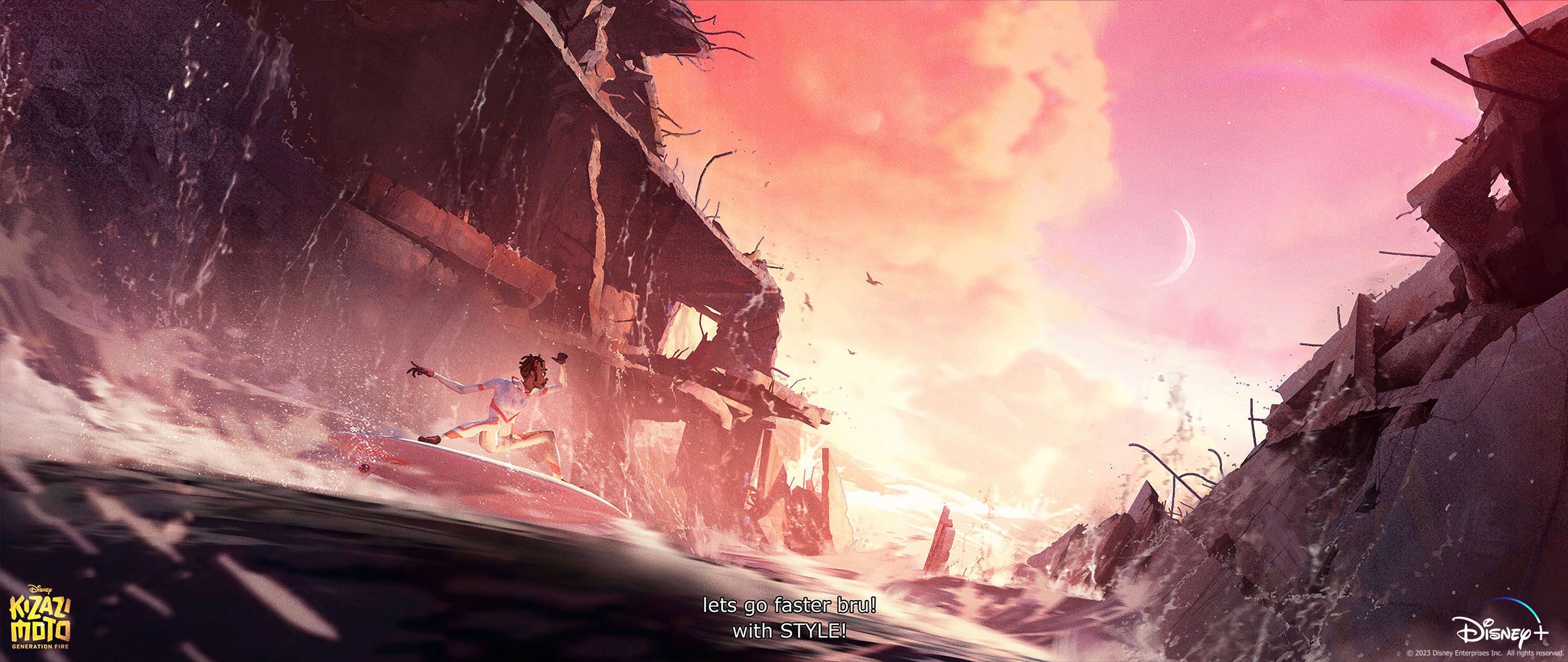 Kizazi Moto concept art – design exploration for grounded yet elevated world-building