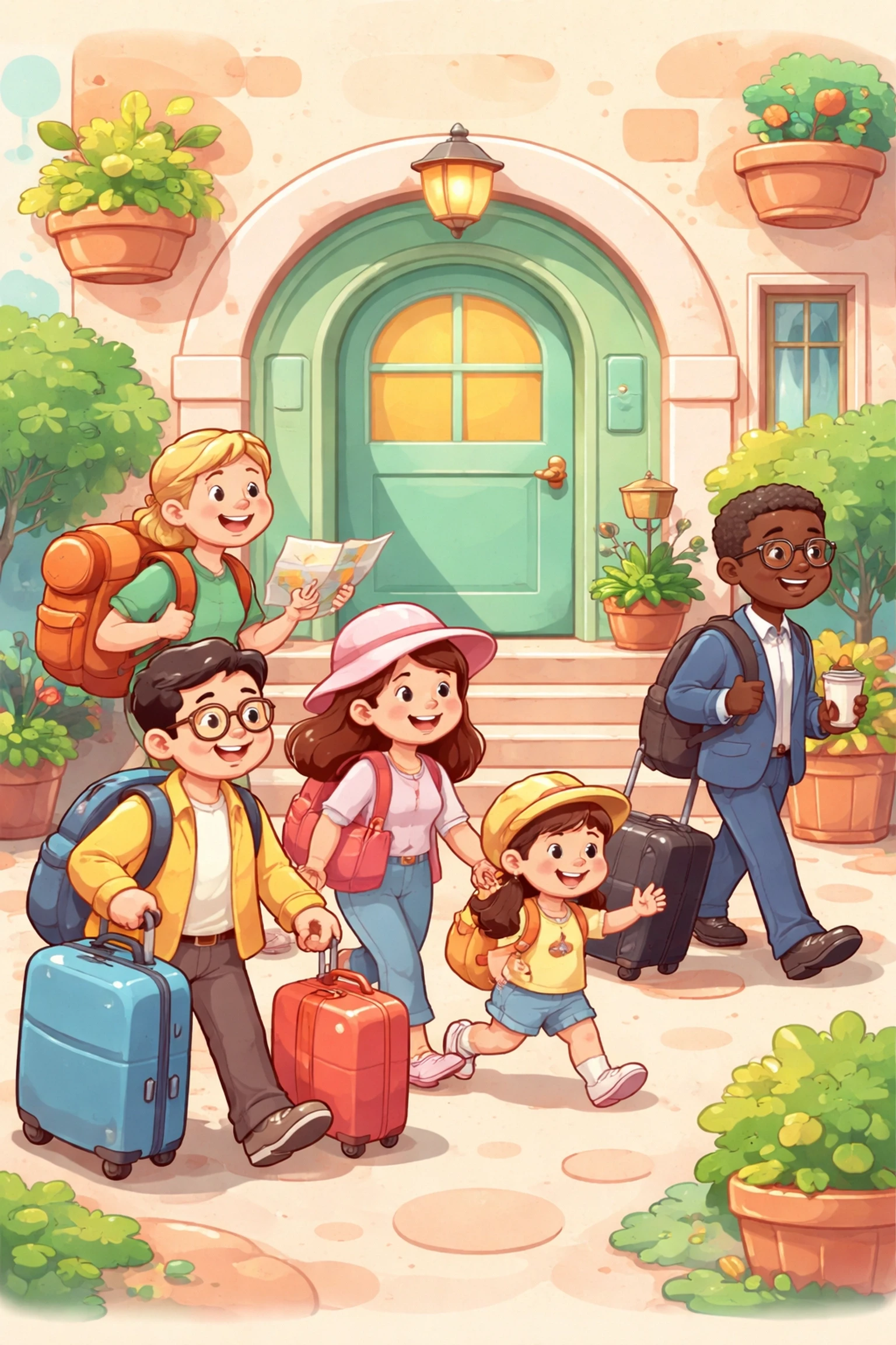 Međunarodni turisti iz različitih zemalja dolaze u apartman preko globalnih booking platformi