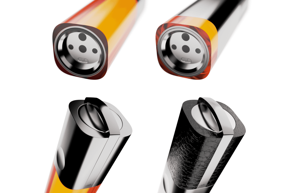 Sensor end and carry-loop details