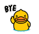 Canard Bye Sticker
