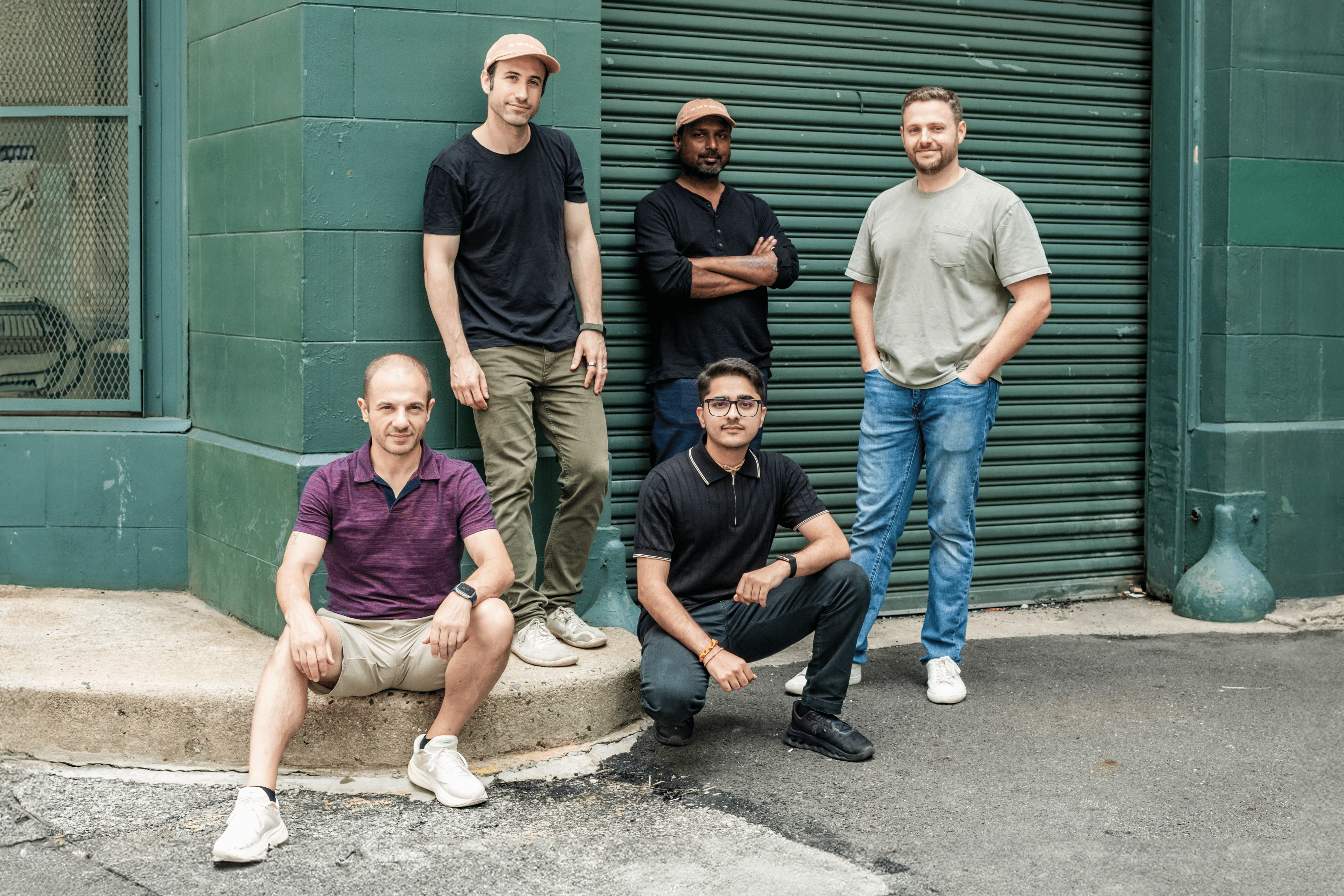 The five members of the Jetty team together