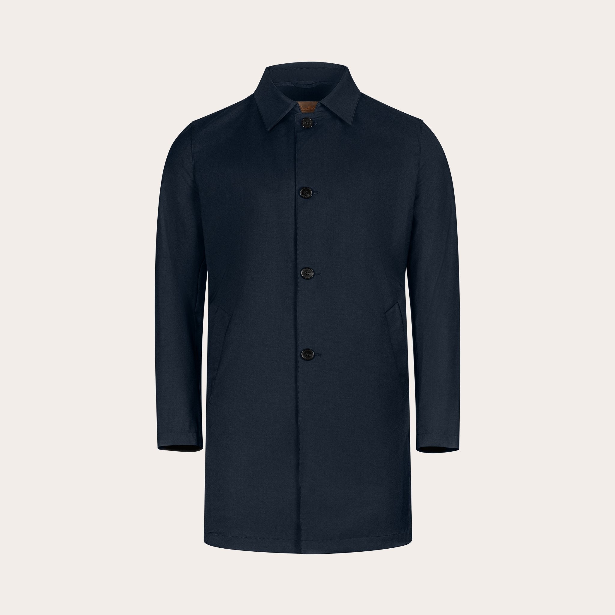 Wool Raincoat - Mandelli UK