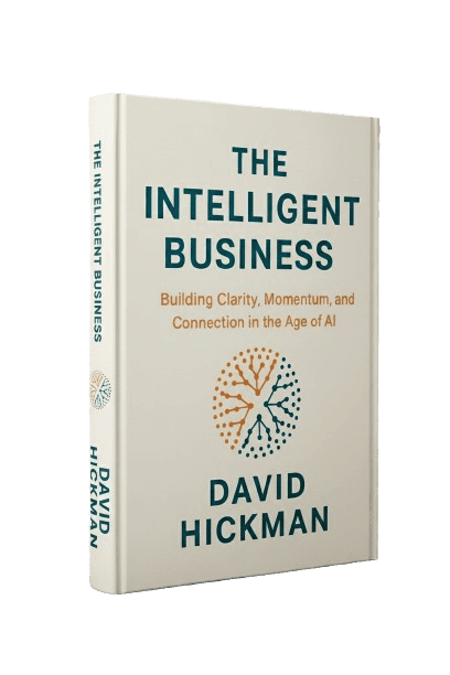 ook cover of The Intelligent Business by David Hickman