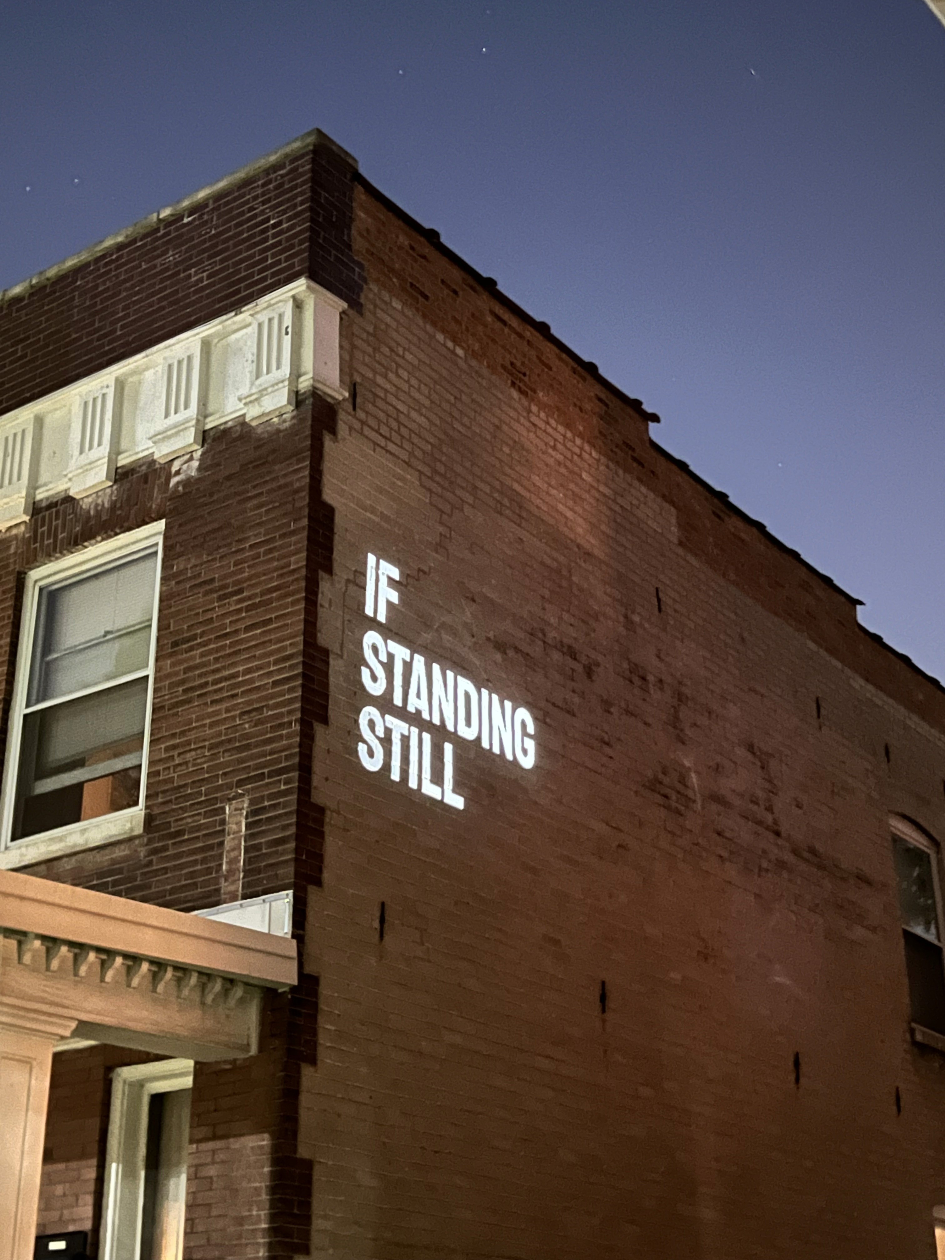 IF STANDING STILL // Stacey F.