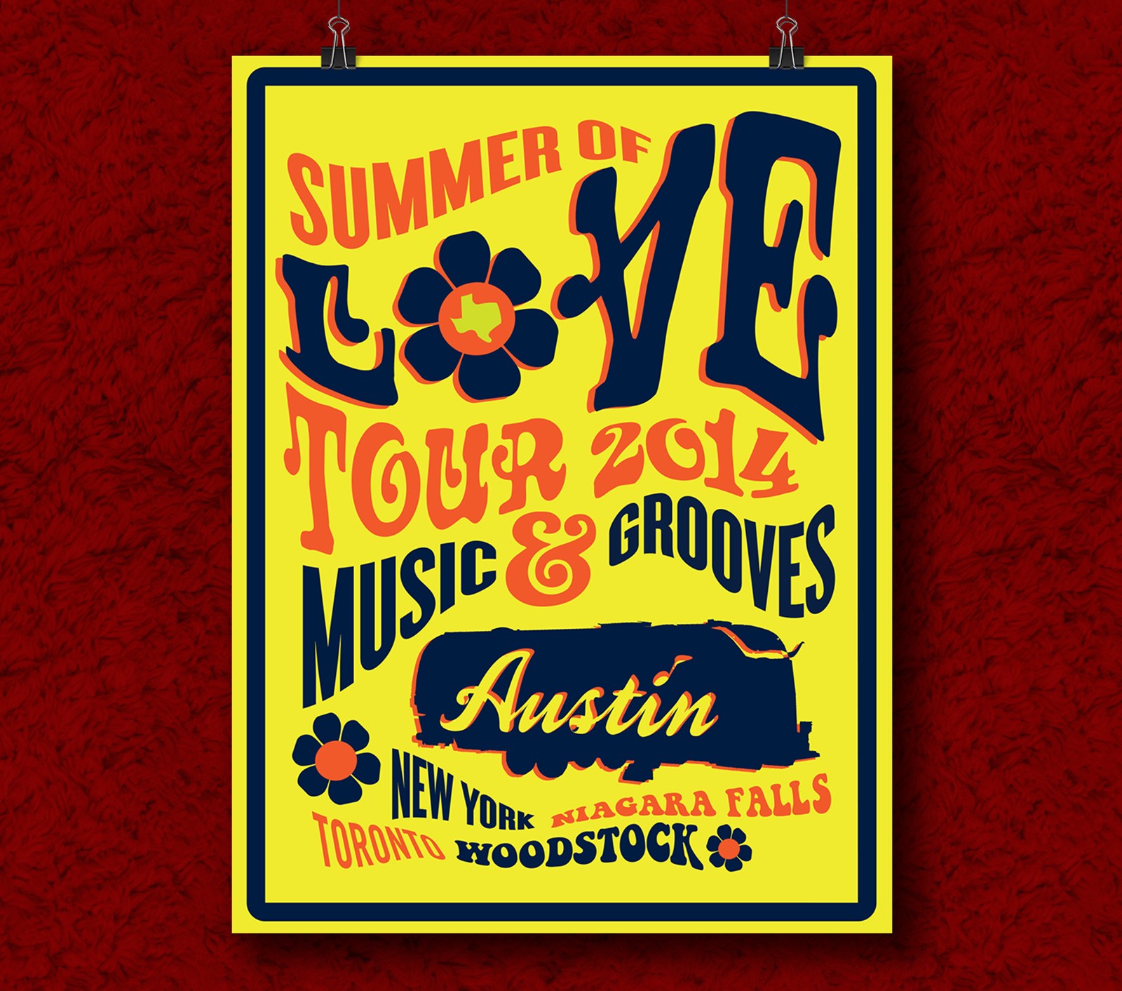 branding poster design music