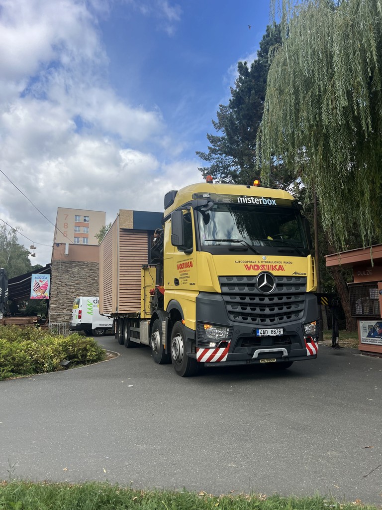 Přeprava stavebních prvků